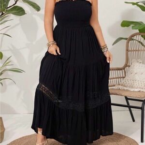 SHEIN Black Maxi Dress